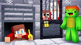 How JJ Saved the Family from Mikey’s Prison in Minecraft (Maizen)