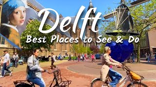 💙 DELFT, NETHERLANDS DAY TRIP TOUR GUIDE 2023 | POPULAR TOURIST DESTINATION