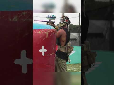 22 seconds left in the match down by 1🥶🚀 🎥Kramer.media #speed #paintball #actionsports #r6 #cod