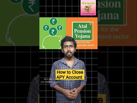 How to Close Apy account | Atal pension yojana #apy #atalpensionyojana #finance #almosteverything