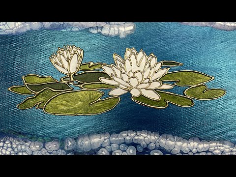 Embellishing Acrylic Pearl Pour with Tanya Mundt's Glue Gun Technique | Fluid Art Therapy