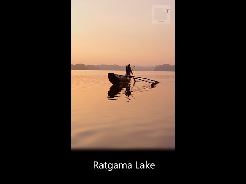 Ratgama Lake near Galle, Sri Lanka. Sunrise boat trip.