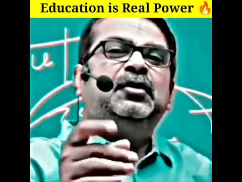 Education is Real Power 🔥। Ojha Sir Motivation। #shorts #ojhasir #education #upsc