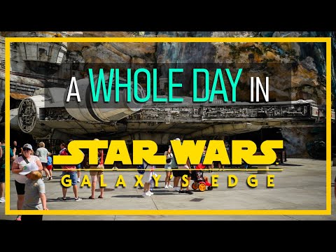 A whole DAY in Galaxy's Edge - Hollywood Studios 2024