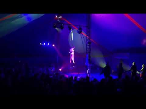 Duo Aerial Loops Straps Acrobatics Circus Act Variety Entertainment