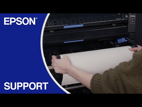 SureColor P-Series & T-Series | Loading and Removing Paper