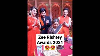 zee rishtey awards 2021 || kundali bhagya masti #shorts