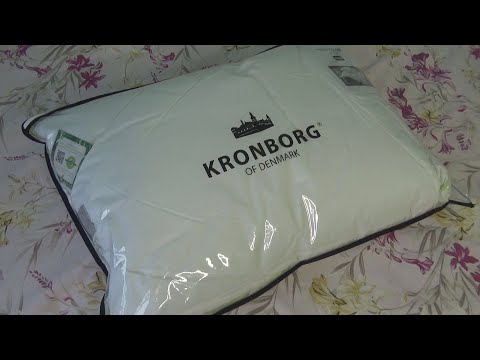 Jysk Kronborg Okshornet Fibre Pillow 50x70 cm Gold Unboxing and Test