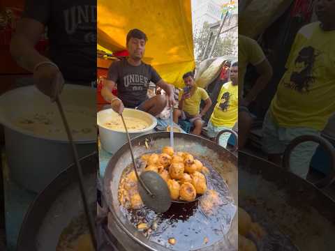 Bulk making of Aloo Vada in Gujarat #aloovada #streetfood  #ytshorts