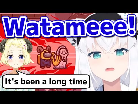 Fubuki gets betrayed by Watame acting like a noob【AmongUs Hololive】