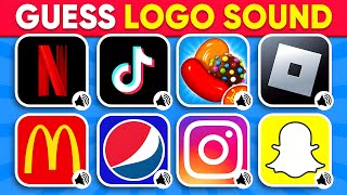 Guess The Logo Sound 🔥🔊 McDonald's, Netflix, Tiktok, Pepsi | Logo Quiz 2025