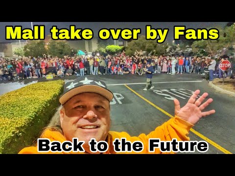 Maybe the last Back to the Future meet up before the Mall gets demolished fans take over