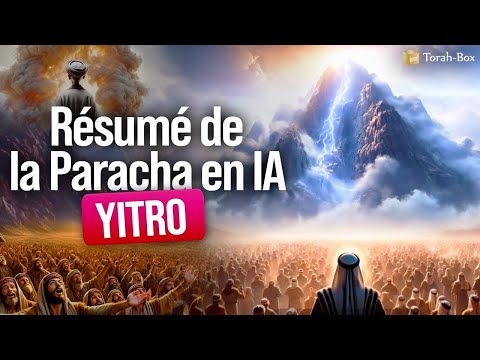 Résumé de la Paracha YITRO en IA - Don de la Torah au Mont Sinaï, 10 Commandements,…