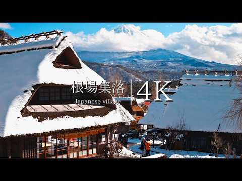 Exploring Neba Village by Lake Saiko: A Serene Hamlet with Mt. Fuji Views - JAPAN in 4K