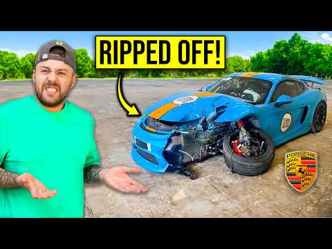 I BOUGHT A WRECKED PORSCHE GT4 THAT SHOULDN’T BE REPAIRED