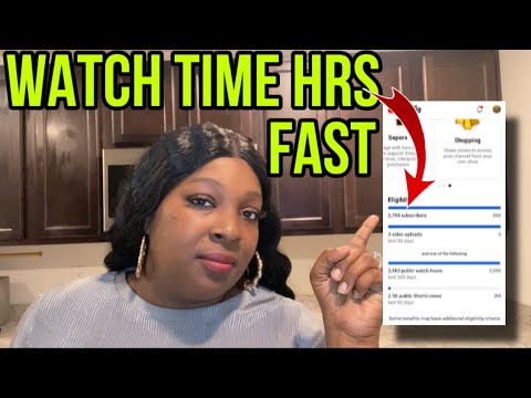 Fastest Way To get 4000 Watch Time Hours for Monetization