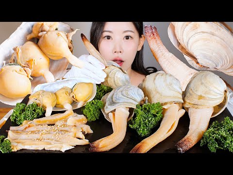 비싸지만 맛있는 조개🐘 코끼리조개 숙회 먹방 Elephant Clam Shell [eating show] mukbang korean food