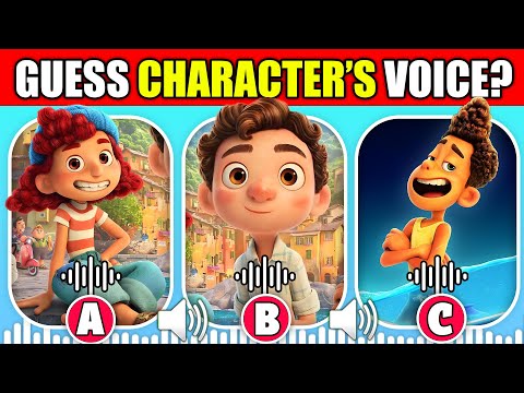 🔊 Can You Guess The Luca Movie Characters by Their Voice 🧜‍♂️🎤 ? | Alberto, Giulia, Ercole, Guido