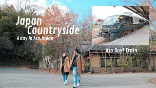 JAPAN COUNTRYSIDE: Riding AsoBoy! Train + A Visit to Mount Aso