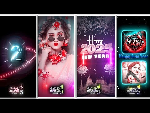 🔥Happy New Year  2025 Video Editing Alight Motion  | Happy New Year Video Editing Alight Motion 2025