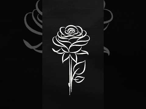 white Rose 🌹 Draw 🌸🙀#shorts #trending #shortsfeed #viralshorts #shortsvideo #youtubeshort #viral