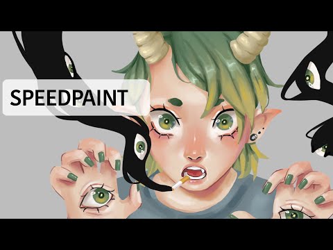 Green eyed demon ☆[Speedpaint]☆