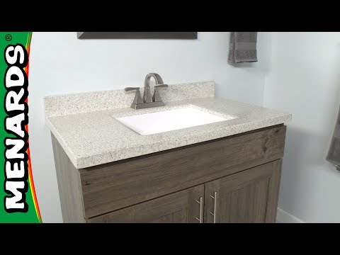 How to Install a Vanity Top | Menards