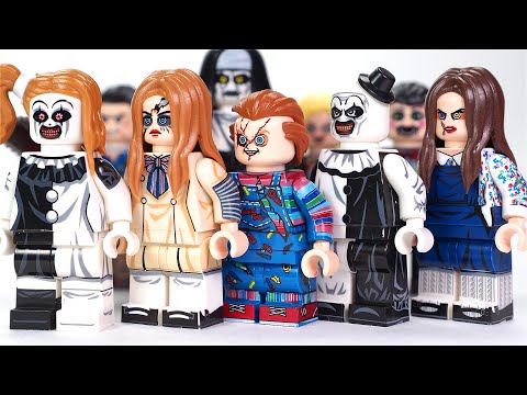 LEGO Halloween Movie | Horror Flim Chucky | M3GAN | Terrifier | Pale Girl Unofficial Lego Minifigure