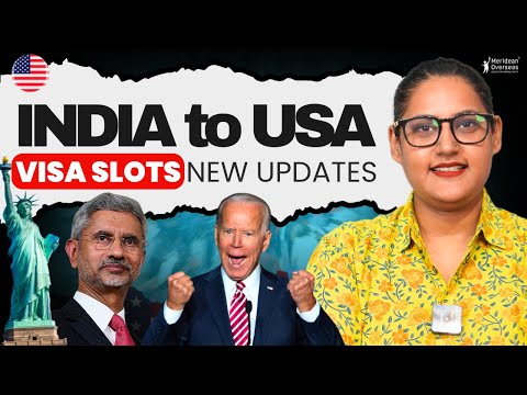 USA Visa Slots, New Updates, 2025 Intake, Scholarship | INDIA to USA