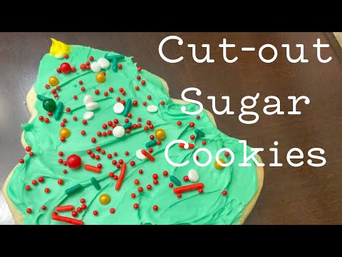 Christmas Sugar Cookies | How to Make No Spread Cut-Out Sugar Cookies | Easy Recipe