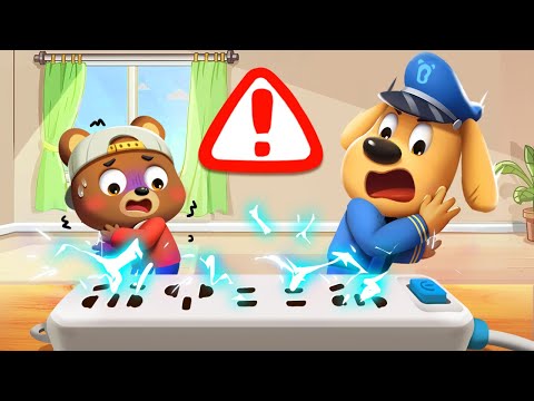 Don't Play with Sockets | Safety Tips | Sheriff Labrador | Kids Cartoons | Babybus TV