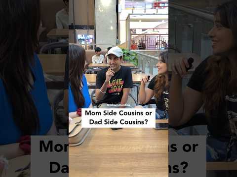 Public Chooses- Mom Side Cousins V/S Dad Side Cousins | Popular Opinion | Vox Pop | Arham Chordia