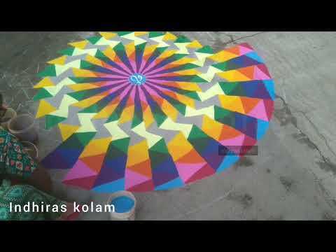 Rangoli Kolam | muggulu 3d design | Rangoli | 3d கோலங்கள் | 3d rangoli design | 3D art | Kolam 2024