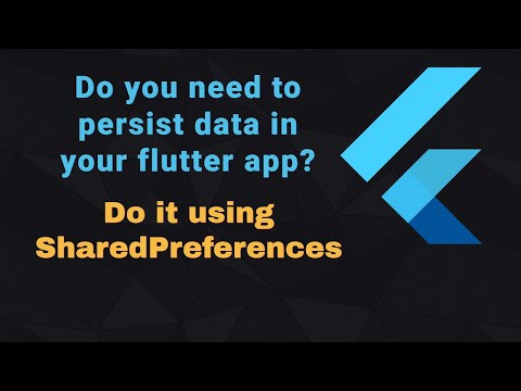 Flutter - Use Shared Preferences to Persist Data