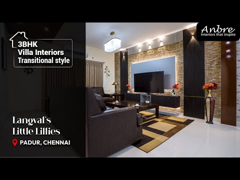 Luxury 3BHK Villa Interiors in OMR Chennai | Modern Style with Classic Charm