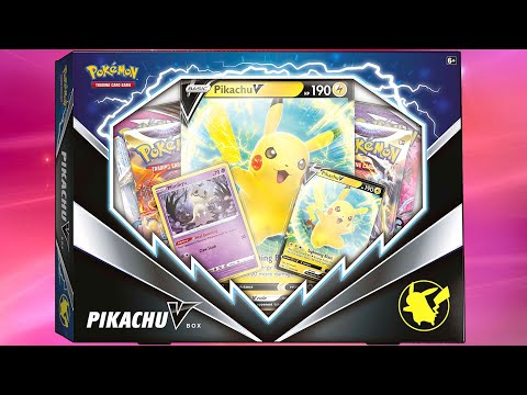 NEW Pikachu V Boxes of Pokemon Cards!