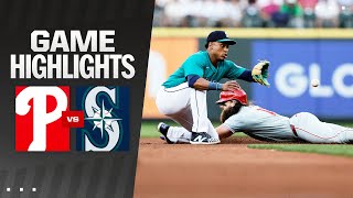 Phillies vs. Mariners Game Highlights (8/3/24) | MLB Highlights