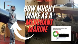 How much I make as a Merchant Marine in one Week | Real Earnings