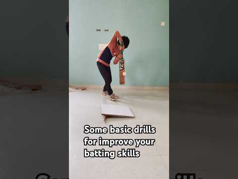 Some basic drill for improve your batting skill#cricket #viralshort #ytshorts