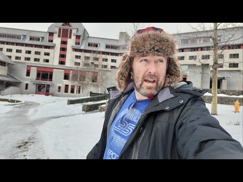 My Very Stressful Day Of Driving On Ice In ALASKA & Staying In A Half Empty Haunted Hotel