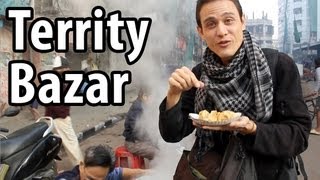 Territy Bazar - AMAZING Chinese Indian Street Food Market in Kolkata