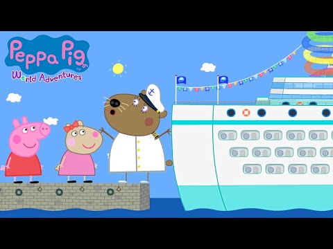 PEPPA PIG WORLD ADVENTURES 🐷 PEPPA PIG AND SUZY SHEEP GO ON THE CRUISE SHIP