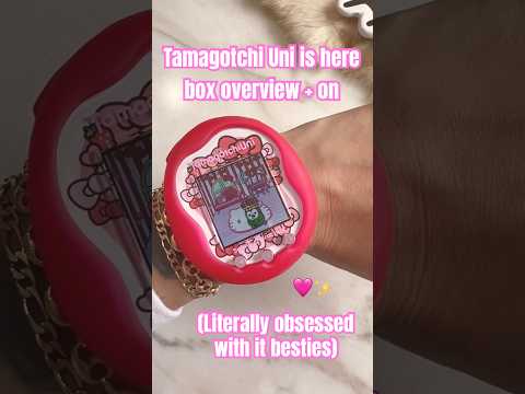 Tamagotchi Uni Unboxed + Hello Kitty Room🩷 #shorts #hellokitty #tamagotchi #tamagotchiuni