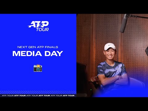 Strike a Pose: Media Day at the 2024 Next Gen ATP Finals 📸🕺