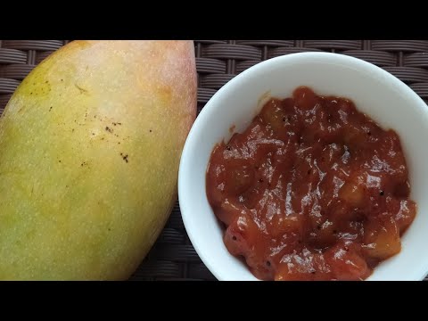 மாங்காய் பச்சடி இப்படி செஞ்சு பாருங்க/ Sweet, Sour and Hot Mango Recipe/ Tamil Raw Mango Pachadi