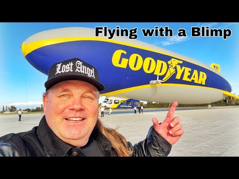 Flying in a $20 Million GoodYear Blimp (Zeppelin)