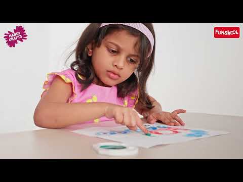 Fun with Colors! 🎨 | Funskool Handycrafts Finger Painting for Kids