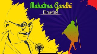 How to Make Mahatma Gandhi Sketch | Easy and Amazing Sketch #viral #sketch #trending #youtubepartner