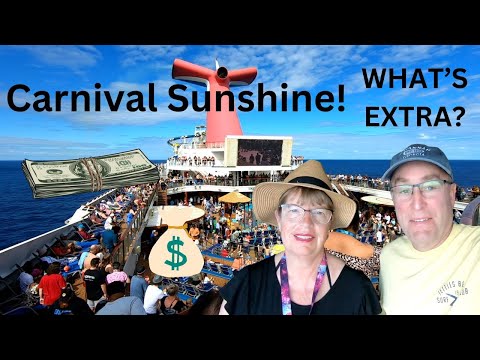 Carnival Sunshine! WHAT COST EXTRA? #carnivalcruise