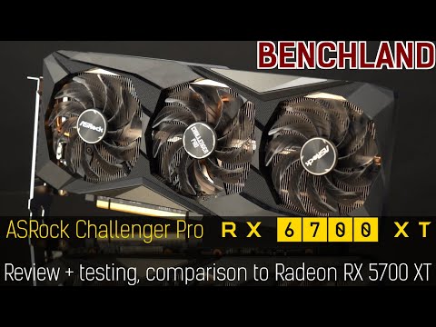 ASRock Radeon RX 6700 XT Challenger Pro. Review + benchmarking Full HD + 4k. RX 5700 XT comparison